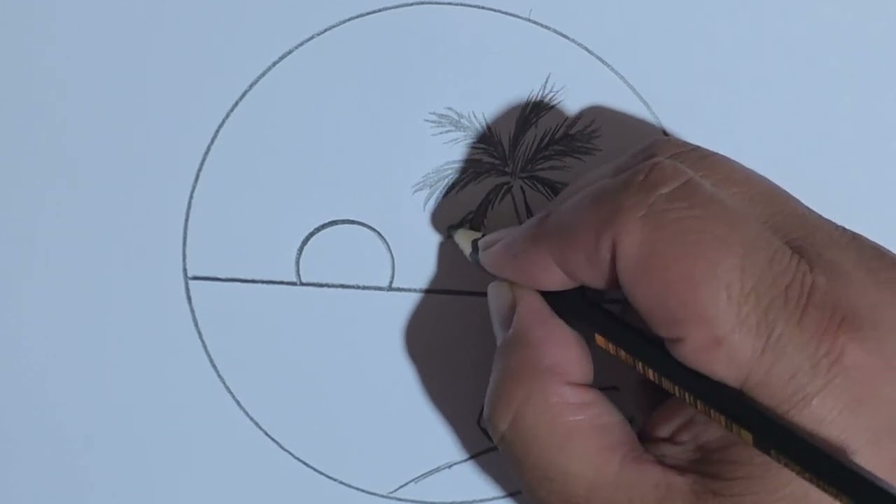 How to draw jungle
