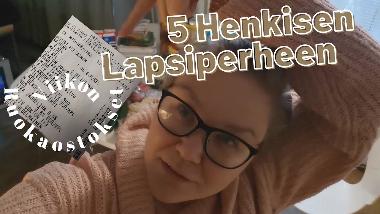 LAPSIPERHEEN VIIKON RUOKAOSTOKSET  | 3 LASTA + 2 AIKUISTA