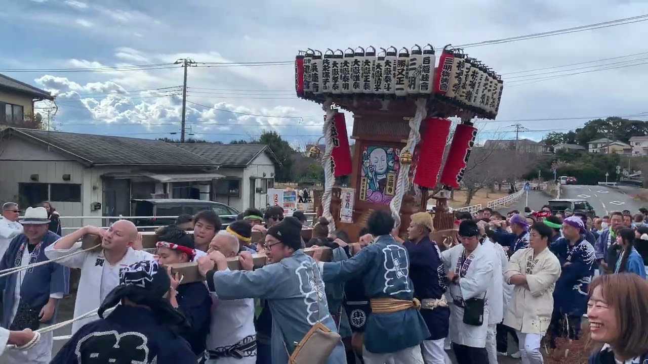 令和8年三明寺節分会御輿渡御②
