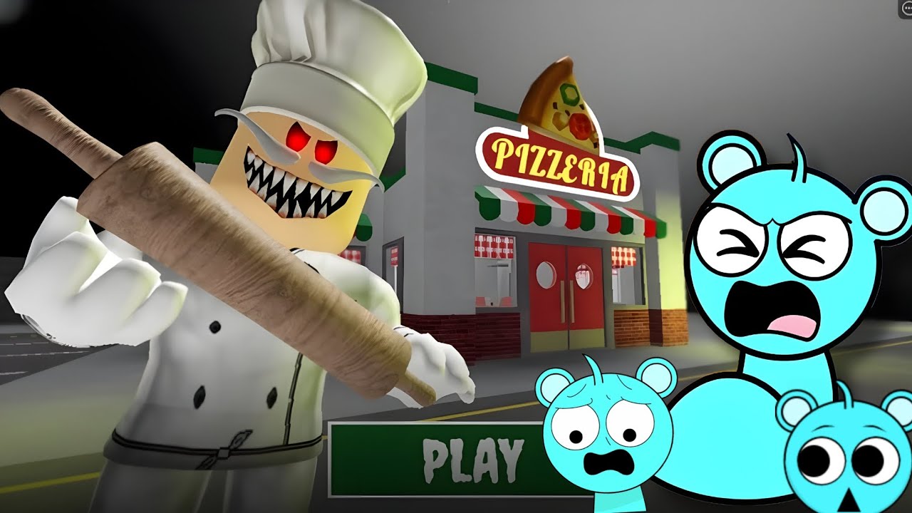 SKY SPRUNKI'S VS PAPA PIZZA PIZZERIA PRISON RUN ROBLOX 