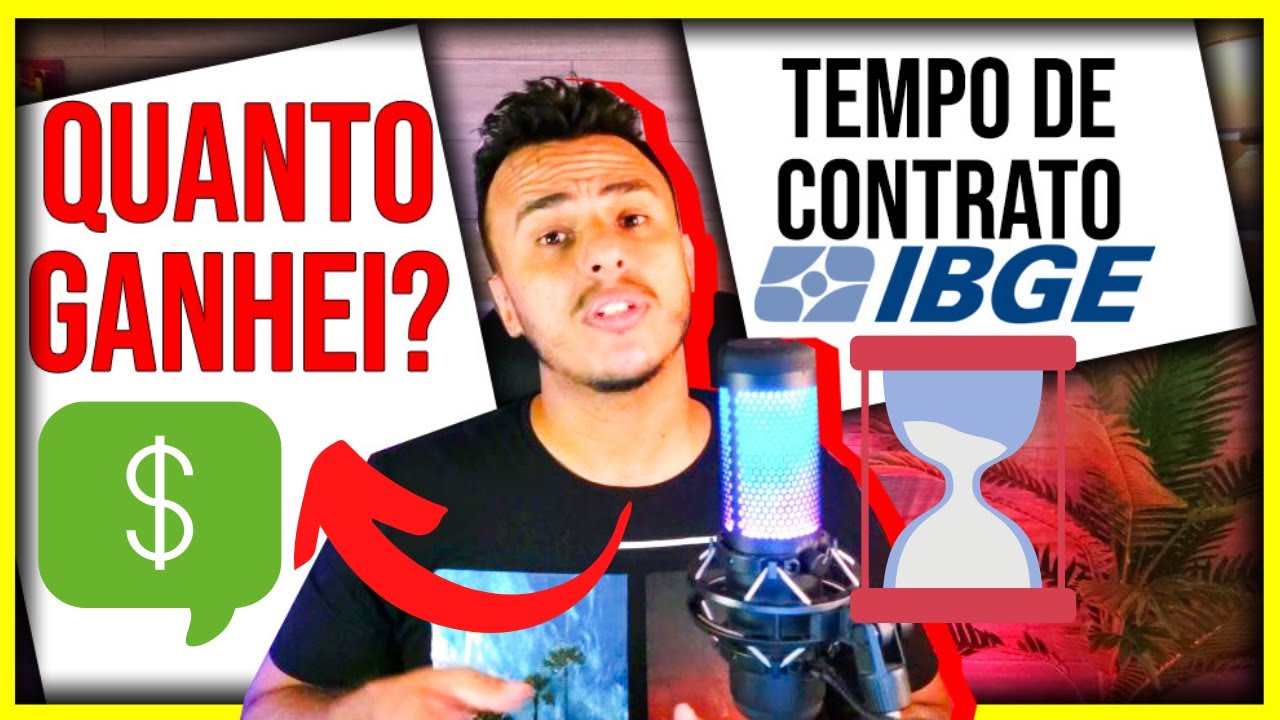 Quanto ganhei no CENSO do IBGE !!! | Como renovar Contrato de Recenseador | IBGE sal&aacute;rios !!!