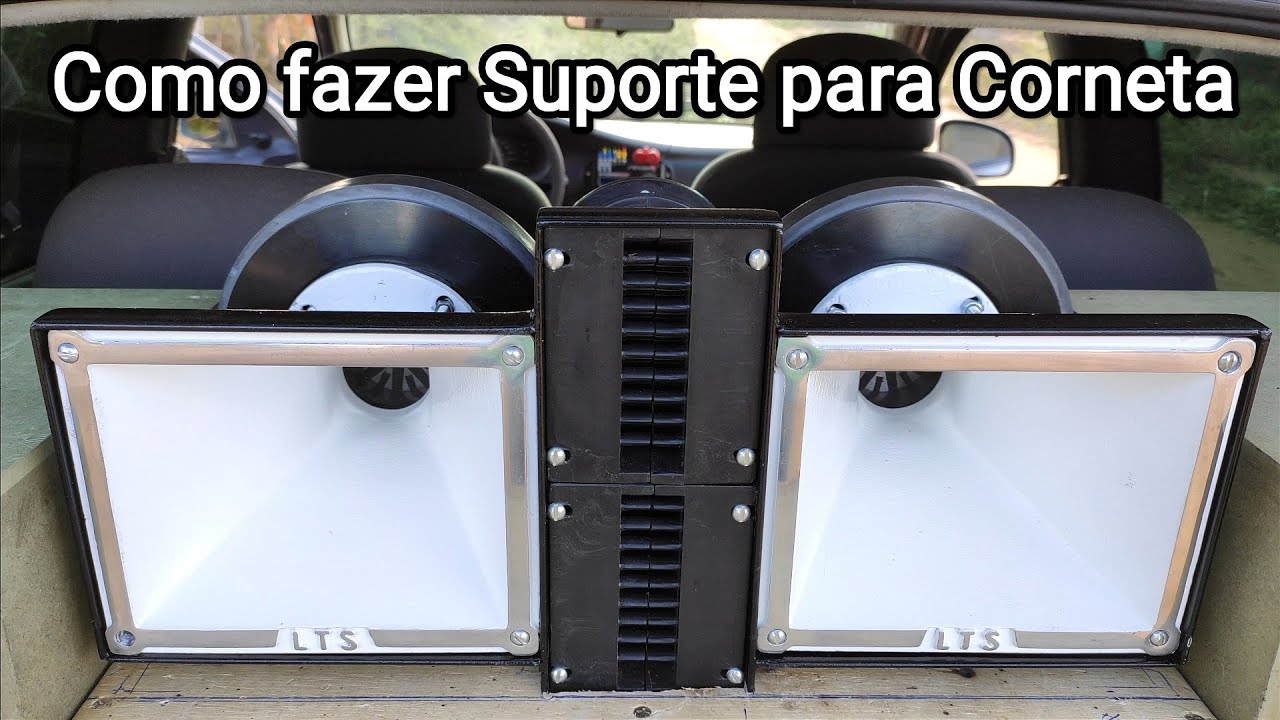 SUPORTE para CORNETA LTS e GUIA DE ONDA EAP Como fazer Base de ferro Suporte de corneta driver e TI