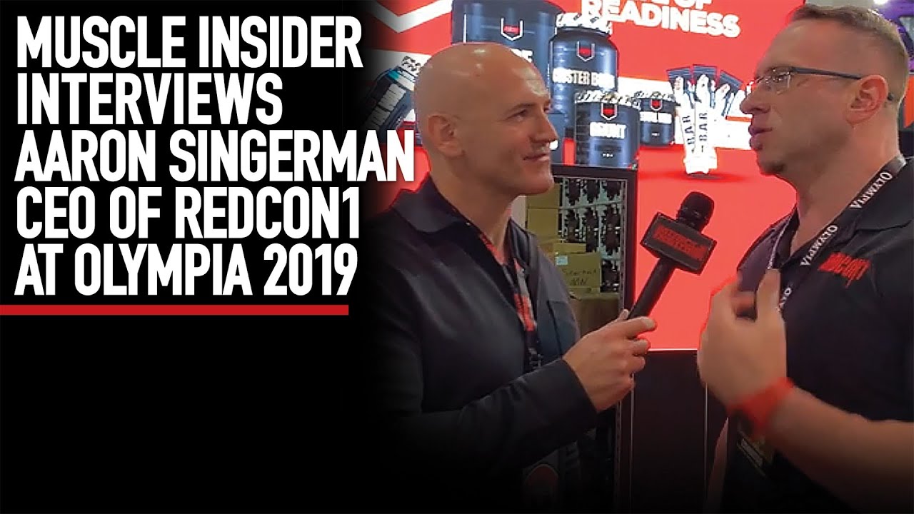 MUSCLE INSIDER Interviews Aaron Singerman CEO of Redcon1 at Olympia 2019