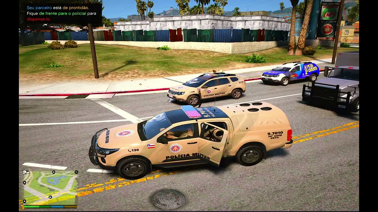 GTA V LSPD PETO PRENDE FORAGIDO DA JUSTIÇA PMBA