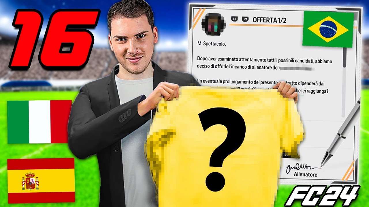 ACCETTO L' OFFERTA di una NAZIONALE TOP! ECCO QUALE!! - EA FC 24 CARRIERA PS5 #16