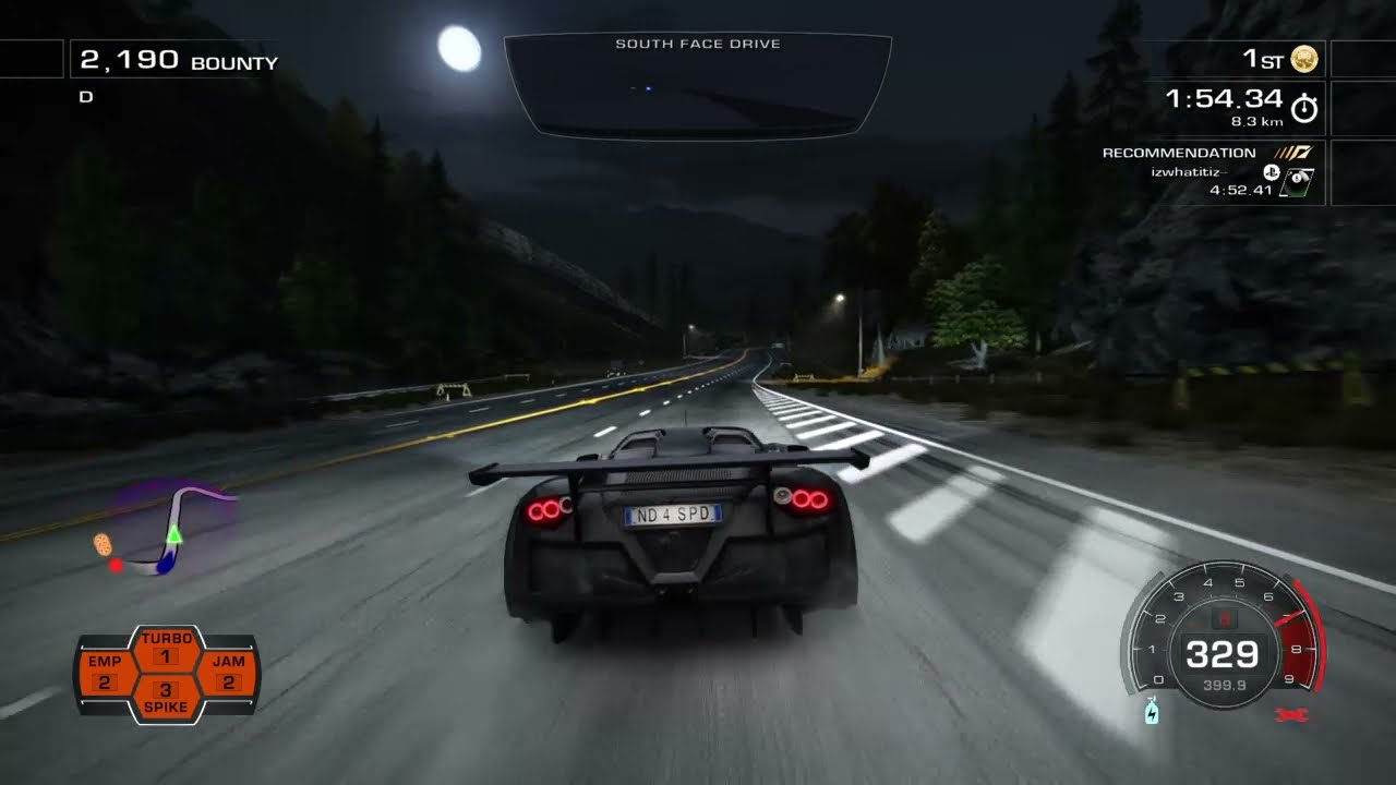 NFS Hot Pursuit Remastered | Hunted - 3:09.02 | Hot Pursuit Race