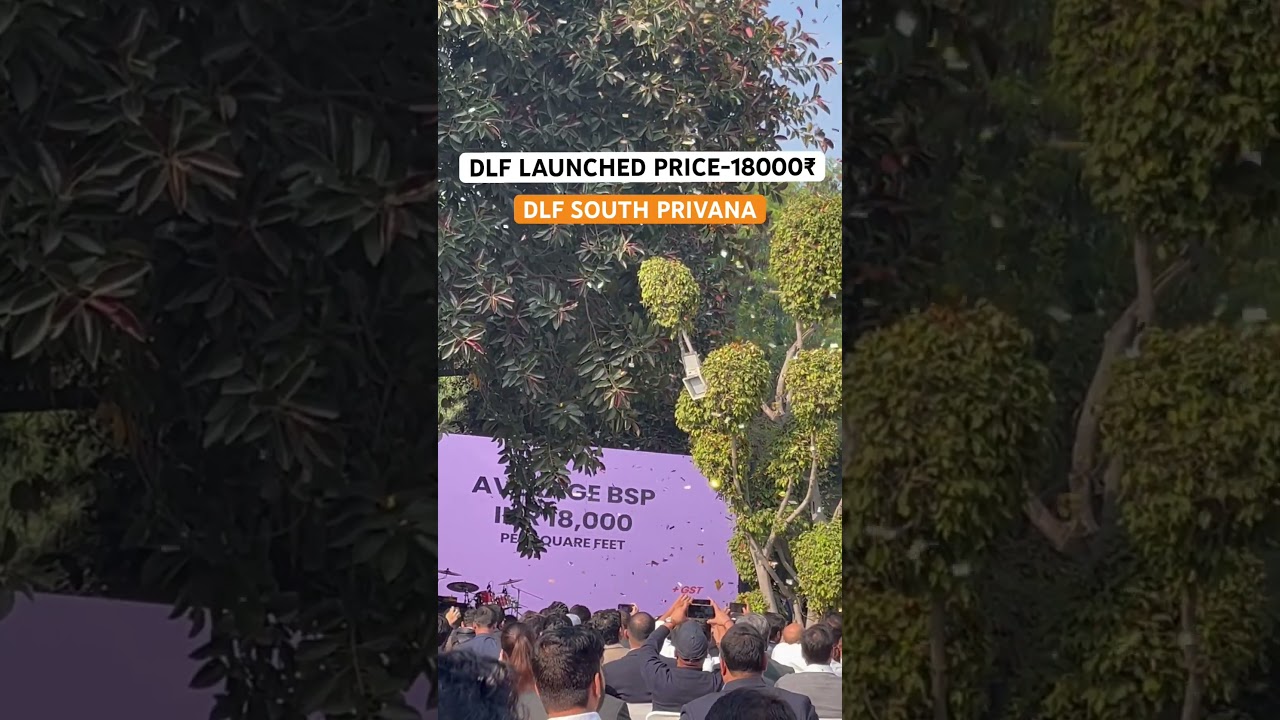 DLF -77 | DLF SOUTH PRIVANA : PRICE REVEILED #dlf #dlfprivana
