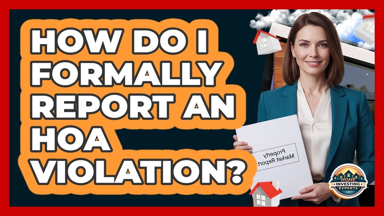 How Do I Formally Report an HOA Violation?