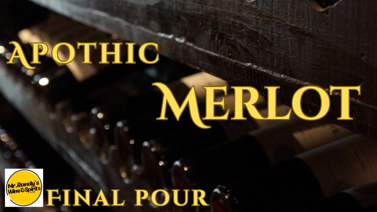 Apothic Merlot Wine Final Pour