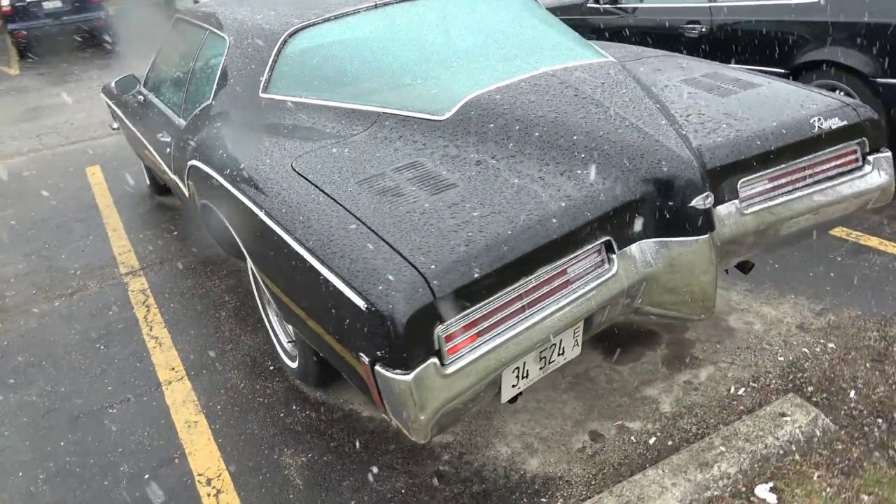 1972 Buick Riviera Cold Start Snow in April