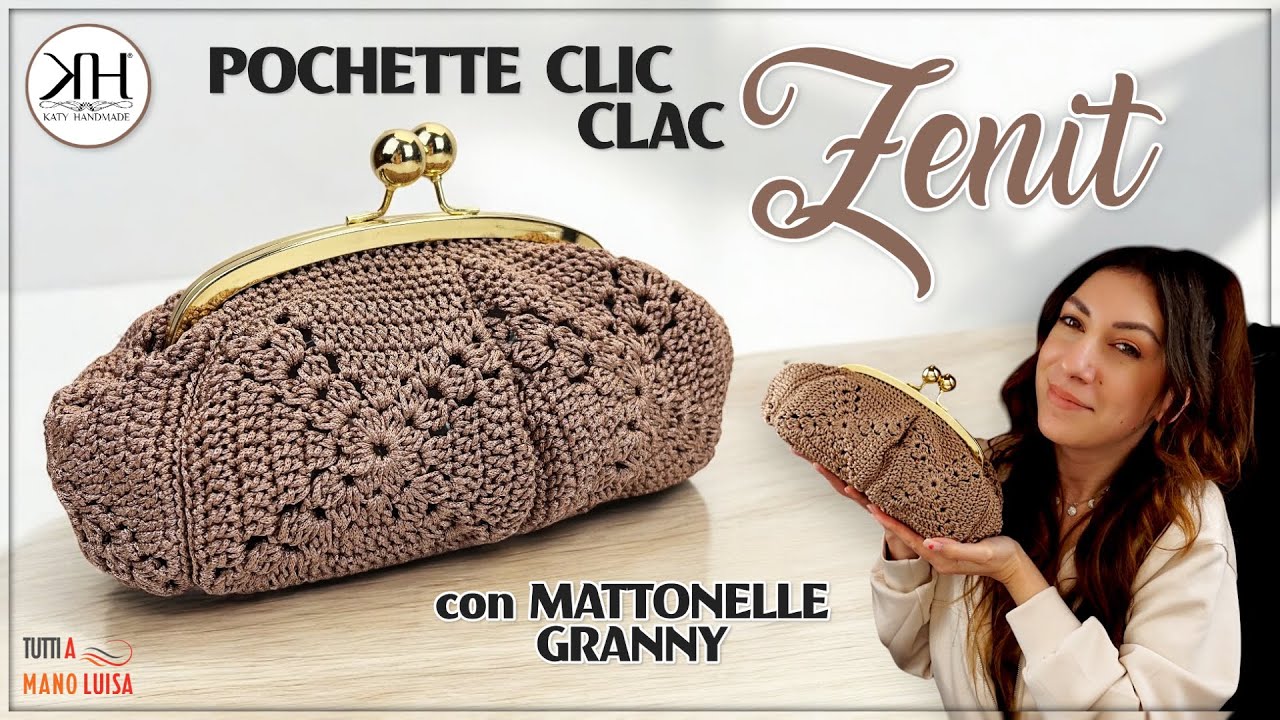 Не выбрасывайте остатки пряжи!🧶 Сумка-клатч CLIC CLAC 