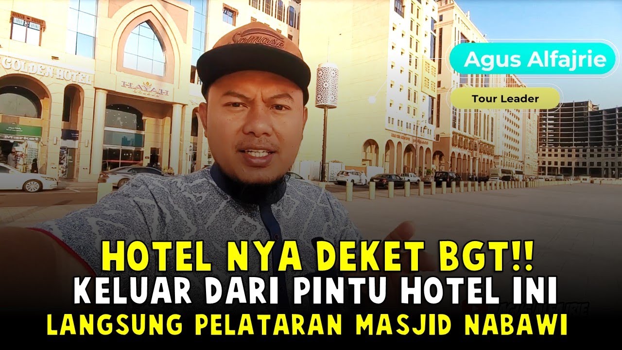 REVIEW HOTEL HAYAH GOLDEN MADINAH !! KELUAR HOTEL LANGSUNG PELATARAN MASJID NABAWI