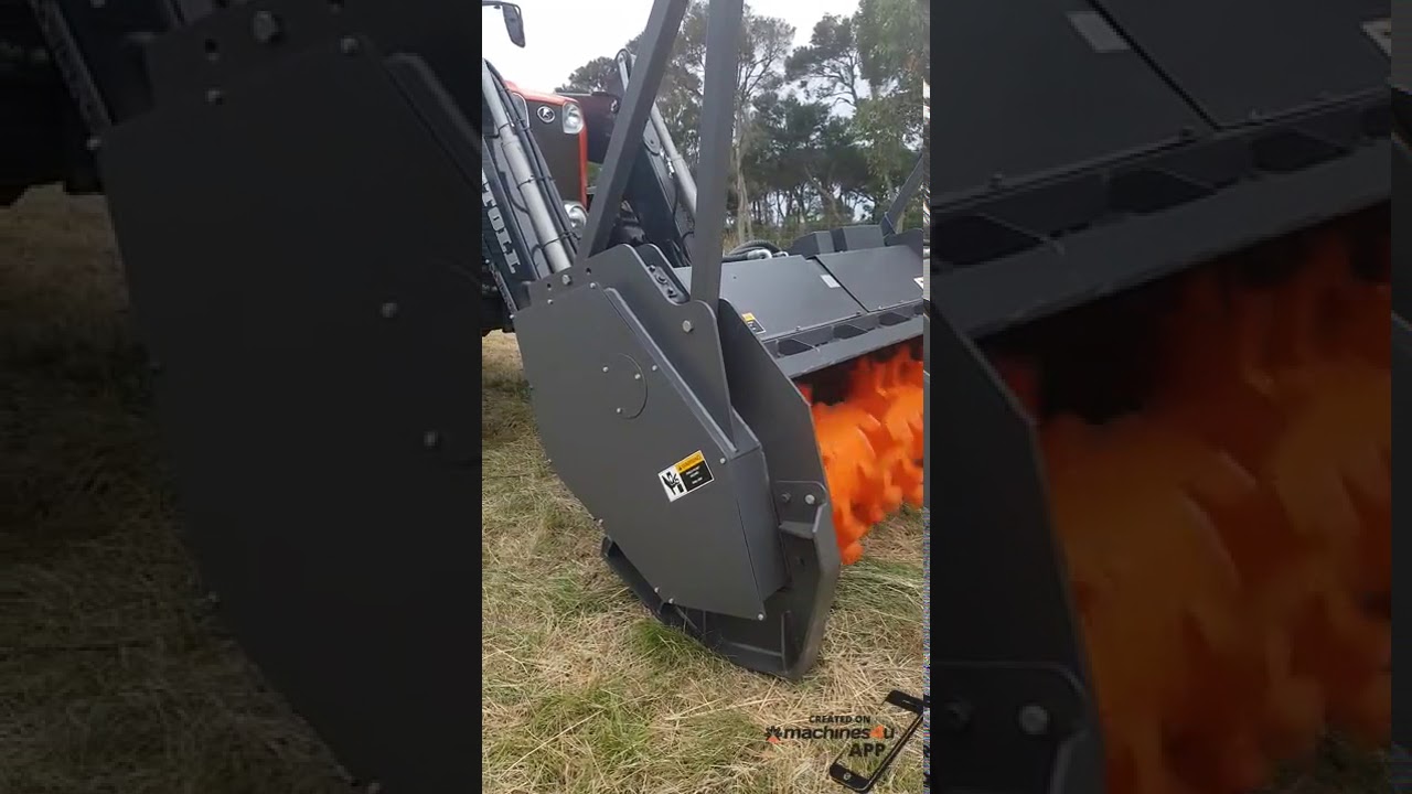 Forestry Mulcher - set up for  tractor's FEL with Eurohitch