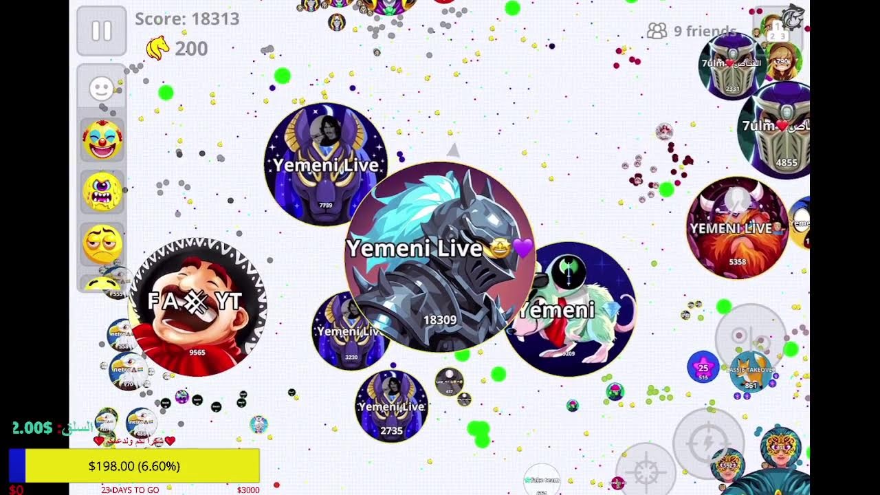 Yemeni Live agario 10k 🔥😍بث يمني اقاريو