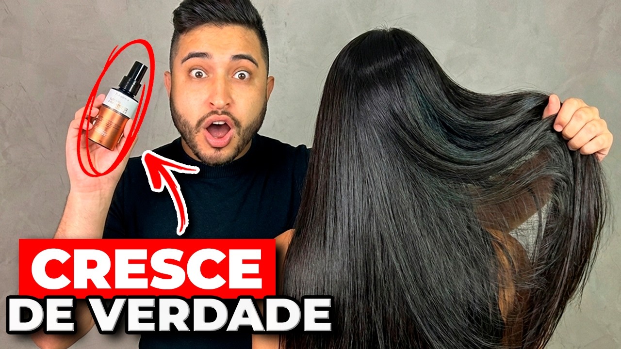 O Melhor Tônico Capilar: Cresce o cabelo 10X MAIS Rápido!