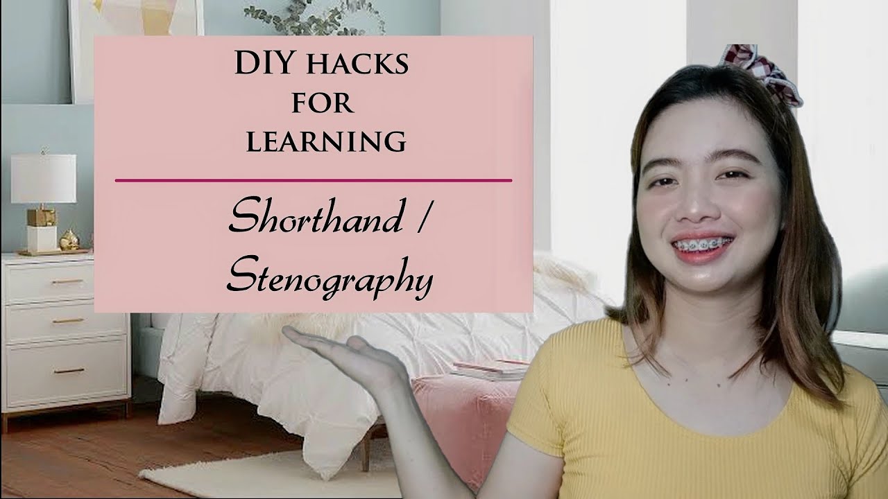 DIY hacks for learning Shorthand/Stenography  |JazvlogandStenography|
