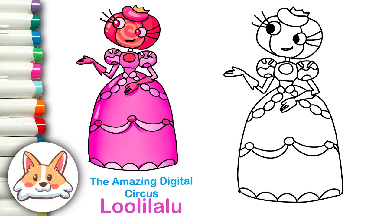 How to Draw Loolilalu | The Amazing Digital Circus!