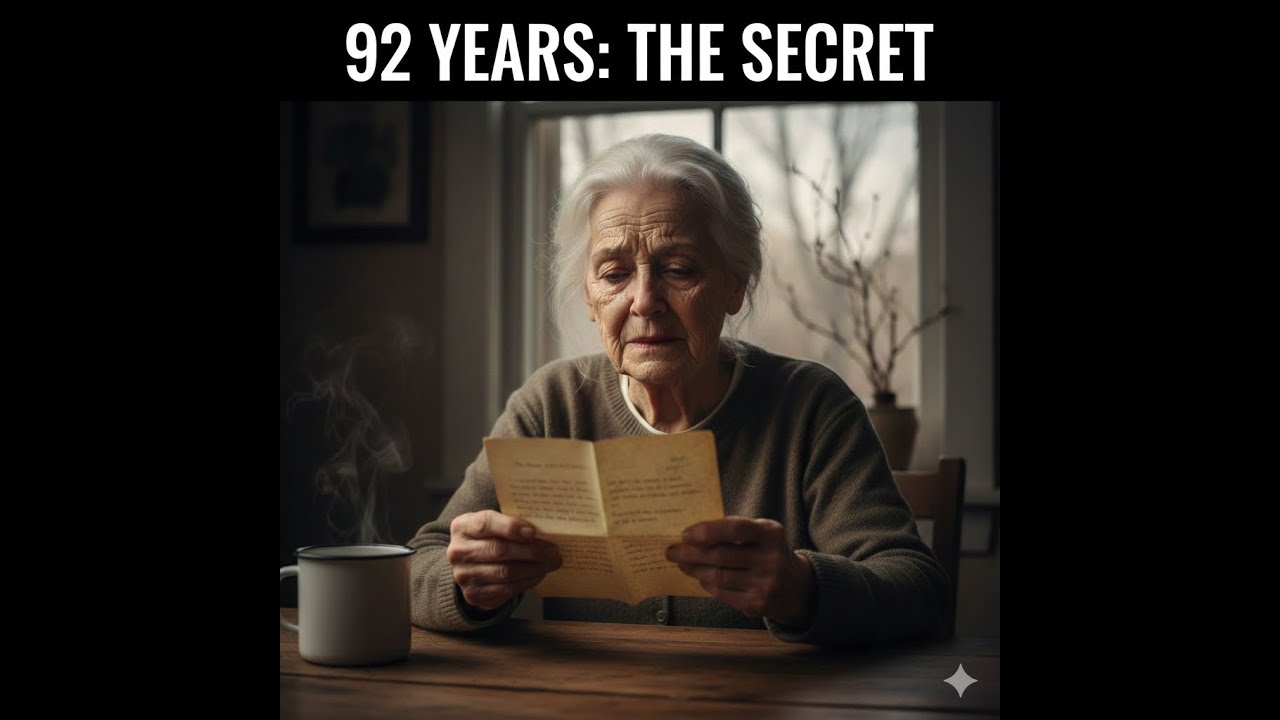 “At 92, She Finally Opened the Letter She Feared Her Whole Life”