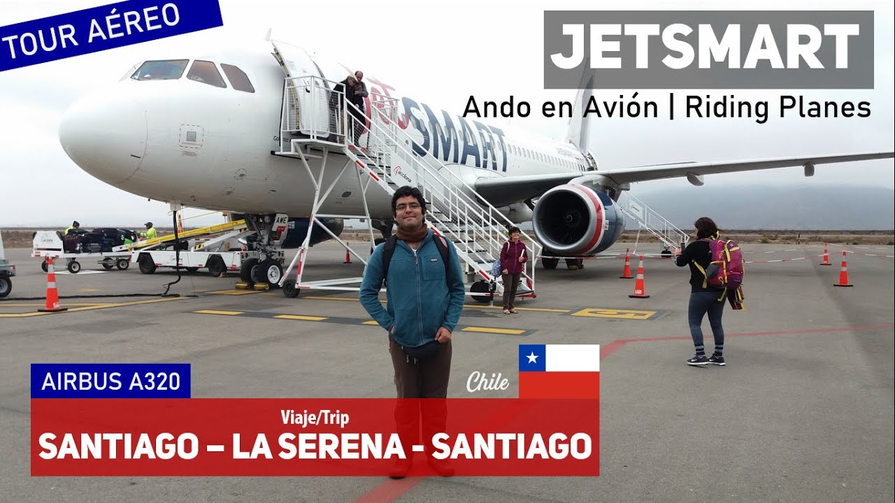 Перелет из Сантьяго-де-Чили в Ла-Серена в оба конца в JetSmart Ultra Low Cost, Airbus A320
