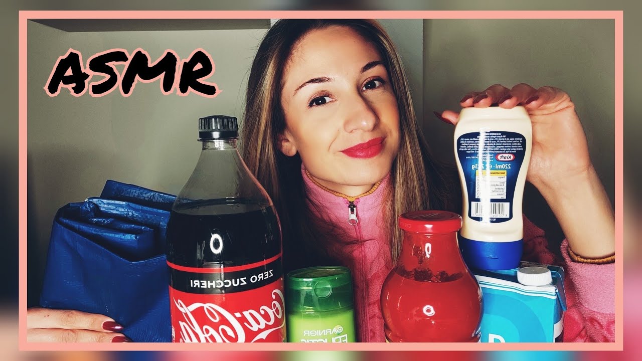 Svuota la spesa🛍️🛒|| ASMR ITA (tapping, whispering, show&tell)