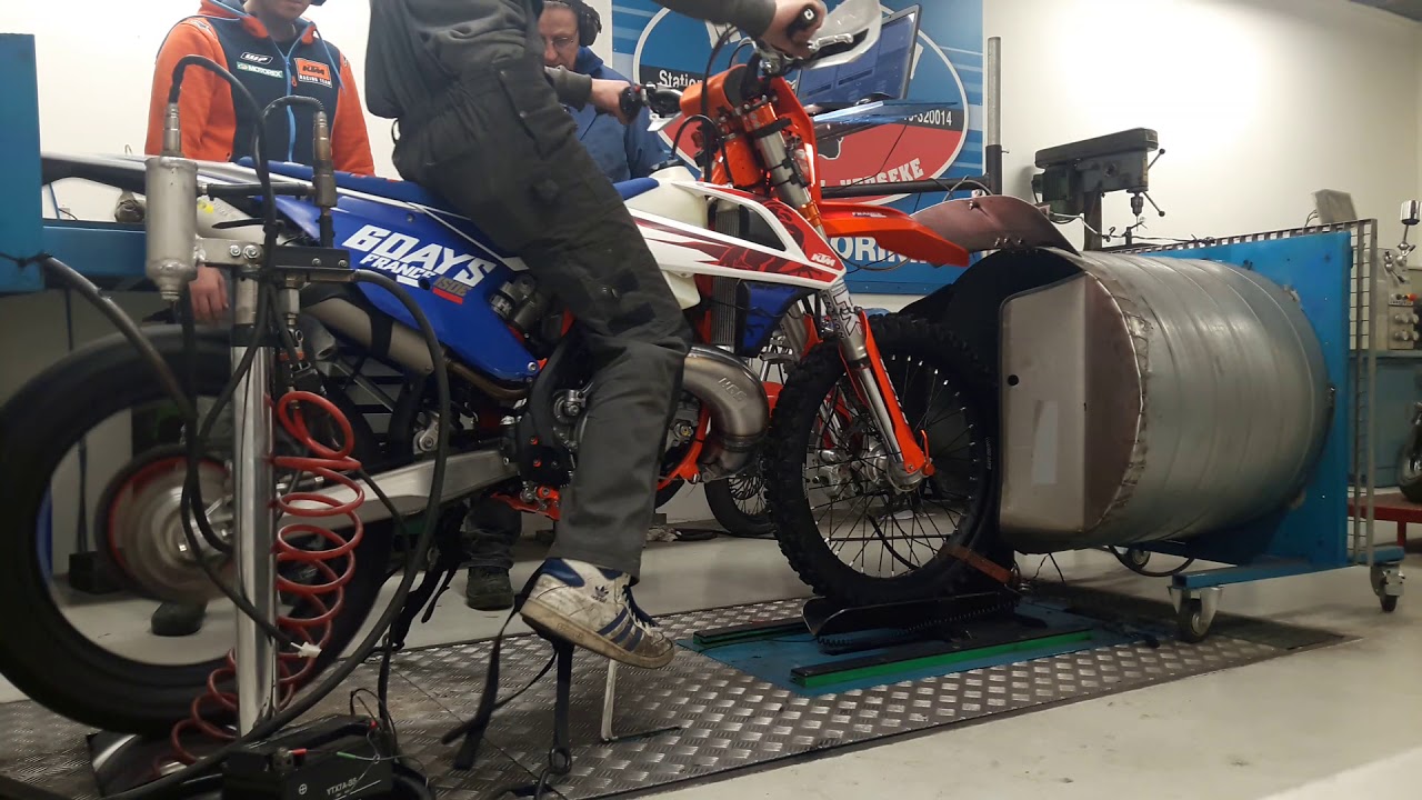 KTM EXC300 6DAYS 2018 DYNO 57HP