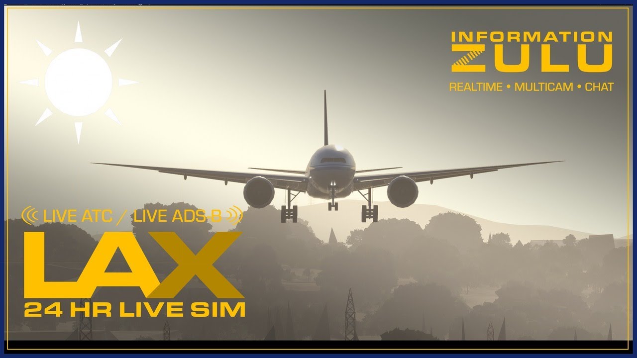 ✈️ LAX LIVE SIM | Morning Pacific Arrivals 6a&ndash;3p | ADS-B + Real ATC | KLAX LAX | APR 13 2026