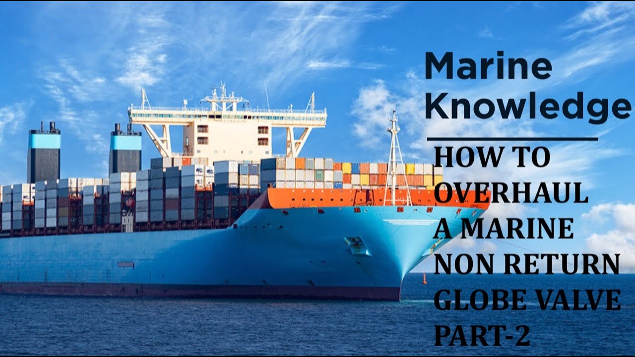 How do they do... How to overhaul a Marine non return globe valve Part - 2