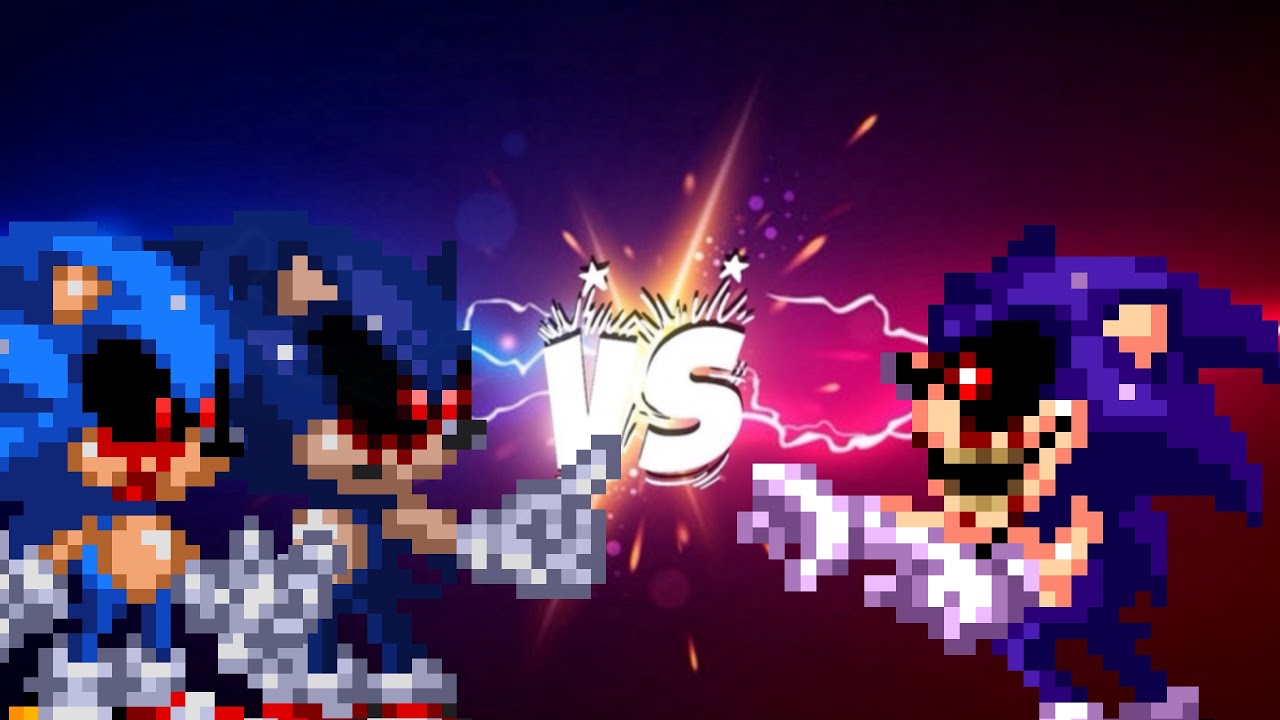 Exeller and Exetior vs Xenophanes sprite animation ep1 of The Exetior and exeller Series 