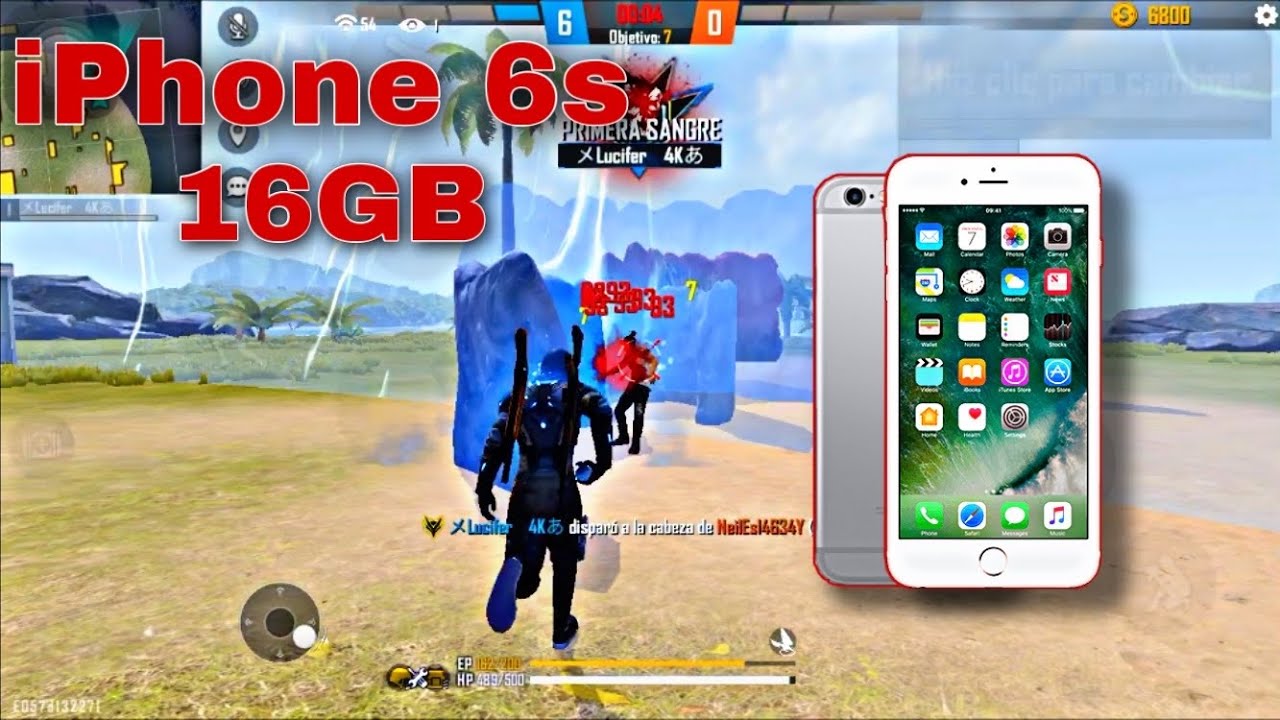 Lucifer FF | iPhone 6s 16GB 📲❤️ | Free Fire