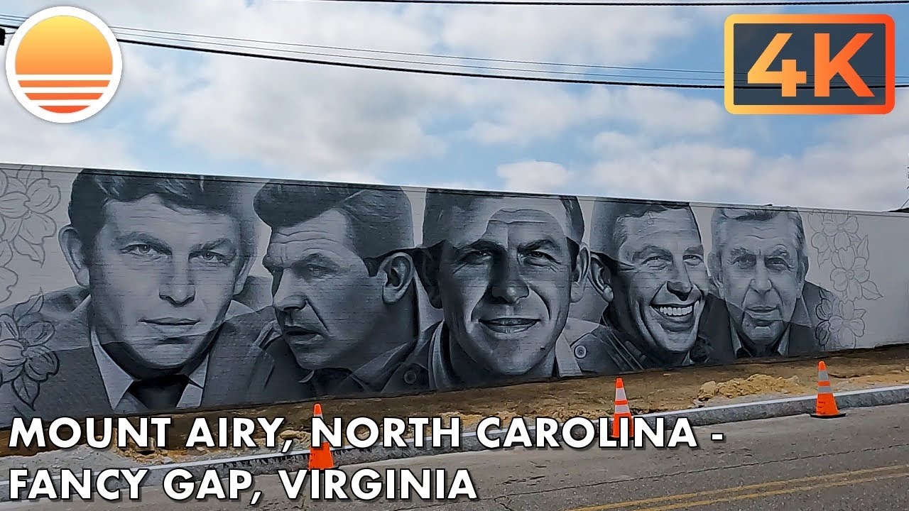 Mount Airy, North Carolina to Fancy Gap, Virginia! Drive with me near the Blue Ridge Mountains!