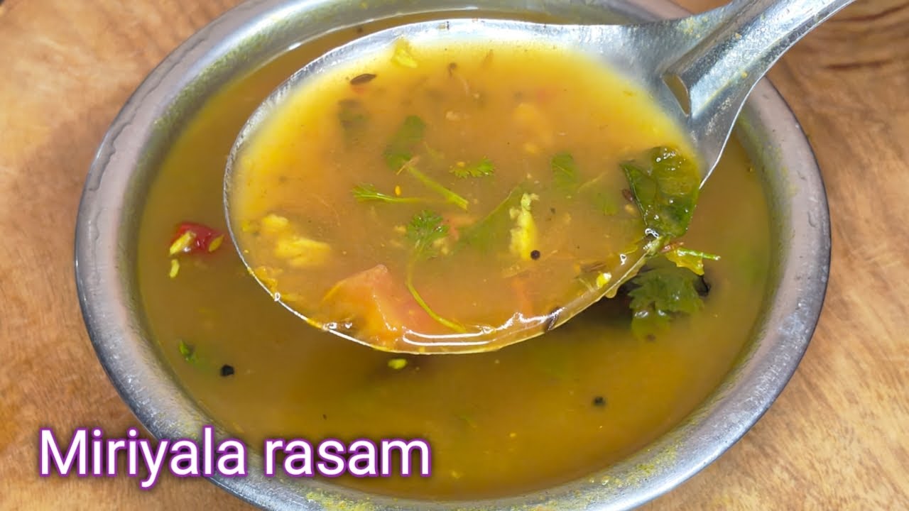 👉 Best recipe for cold& cough- Miriyala rasam👌