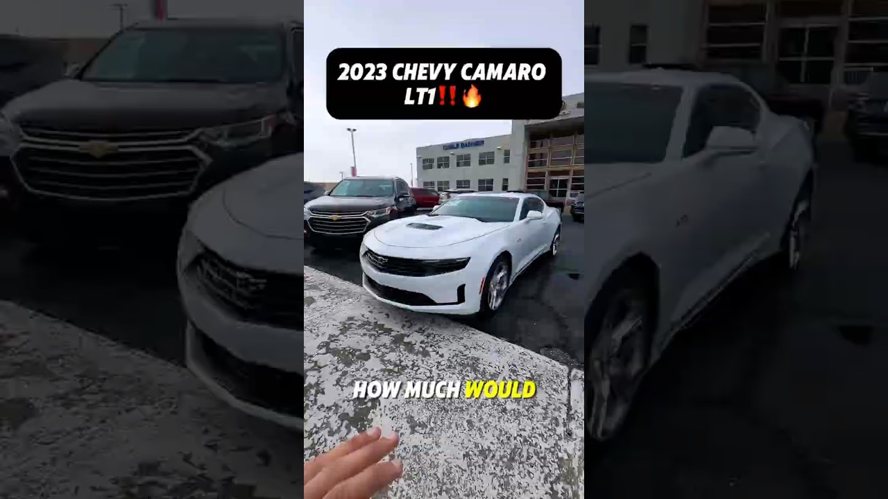How much would you pay for this 2023 Chevy Camaro LT1? 