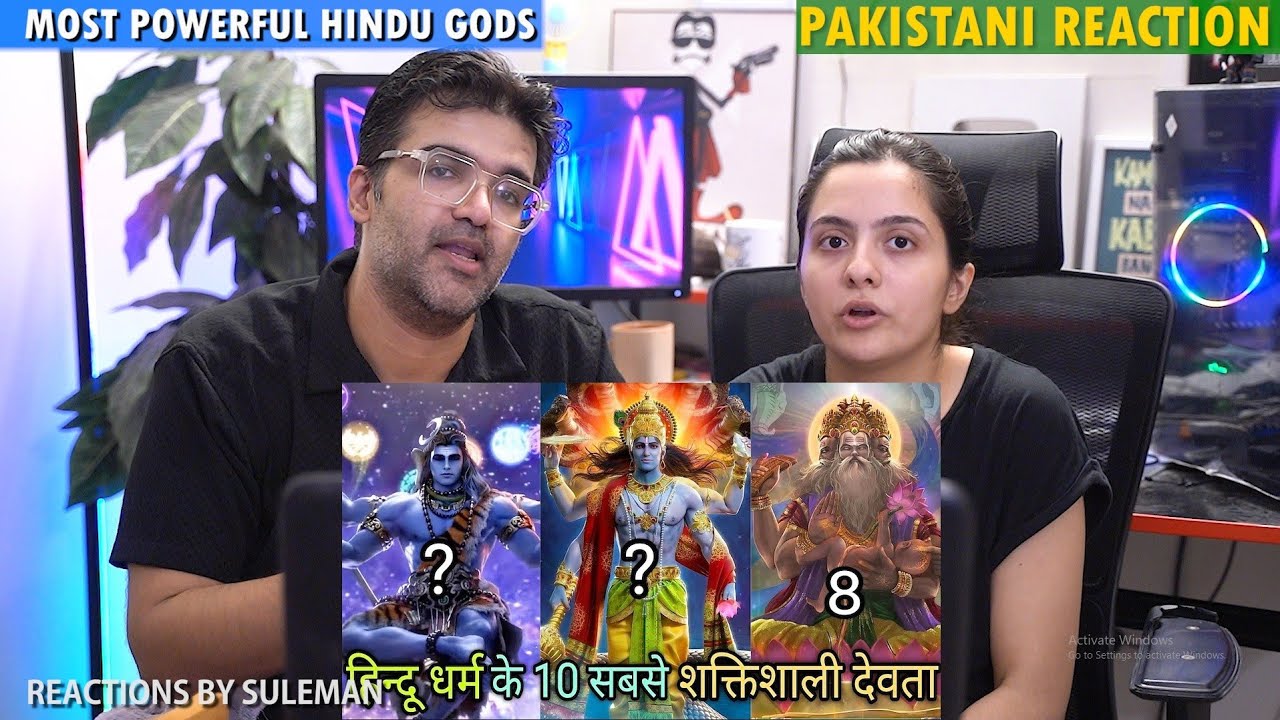 Pakistani Couple Reacts To Top 10 Most Powerful Gods In Hindusim | Who Is At Number 1 ?