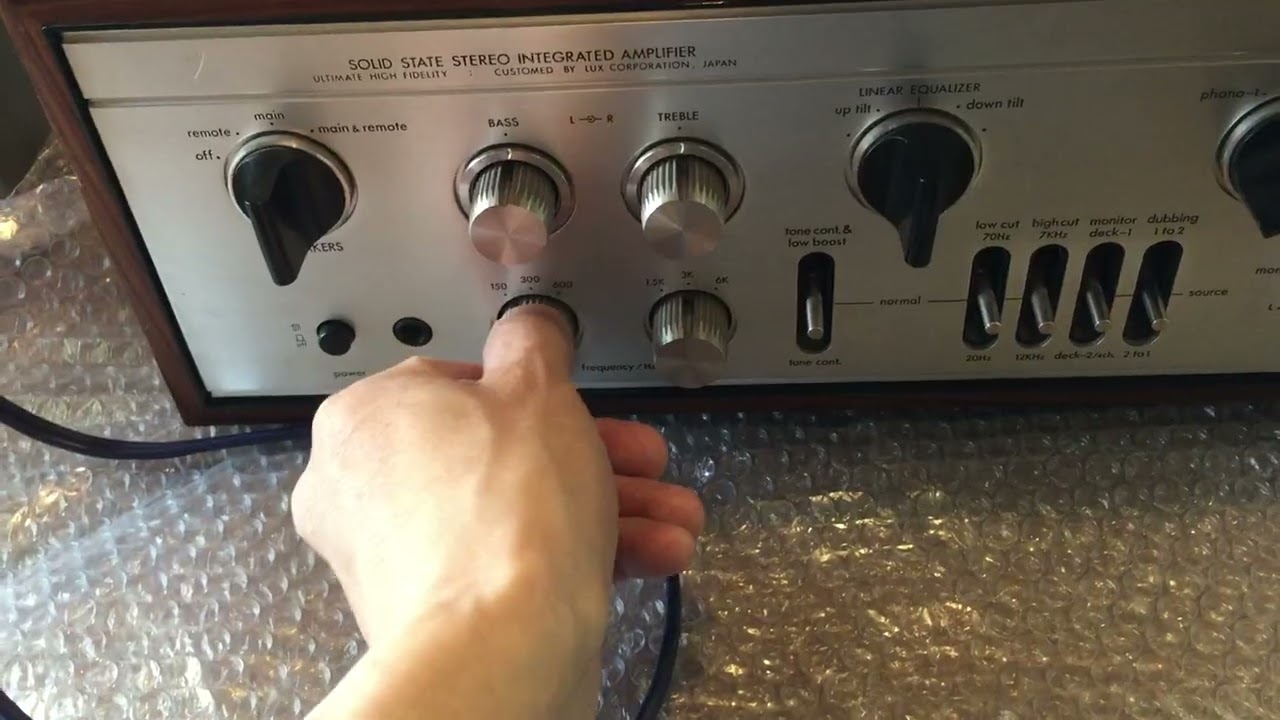 LUXMAN L-309V  プリメインアンプ ヤフオク　動作確認用 2025年 5月4日