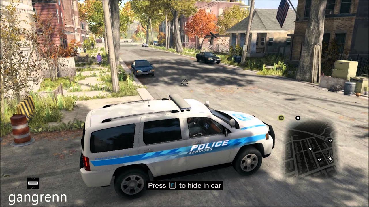 Watch Dogs - Police patrol