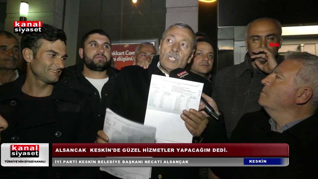 KESKİN BELEDİYE BAŞKANI NECATİ ALSANCAK