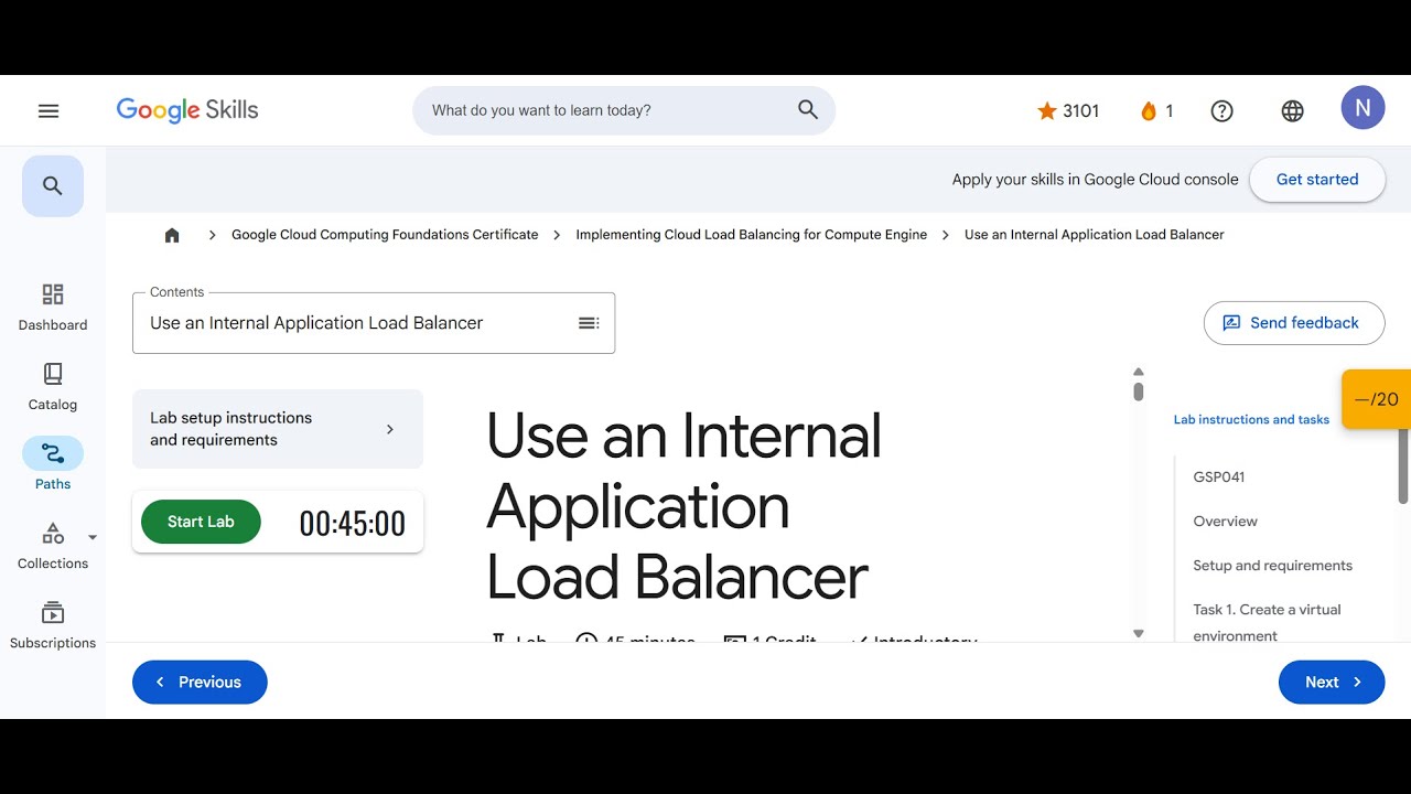 05 Implementing Cloud Load Balancing for Compute Engine: Use an Internal Application Load Balancer