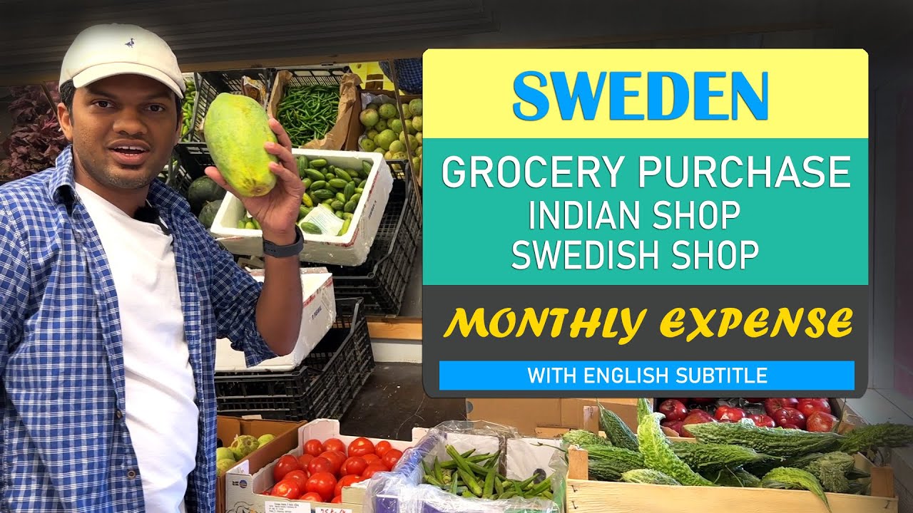 Grocery Purchase & Expenses in Sweden | ഇതൊക്കെയാണ് തിന്നുന്നത്, ഇതാണ് ചിലവ് !