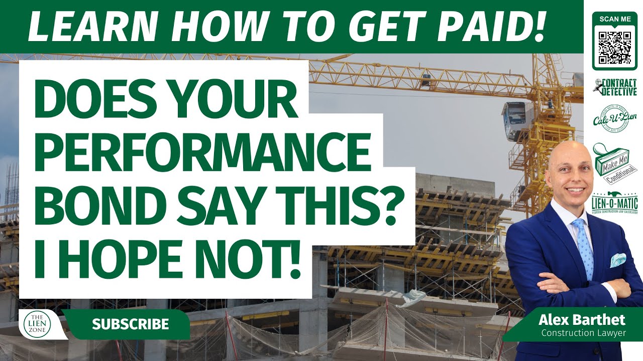 Does Your Performance Bond Say This? I Hope Not!