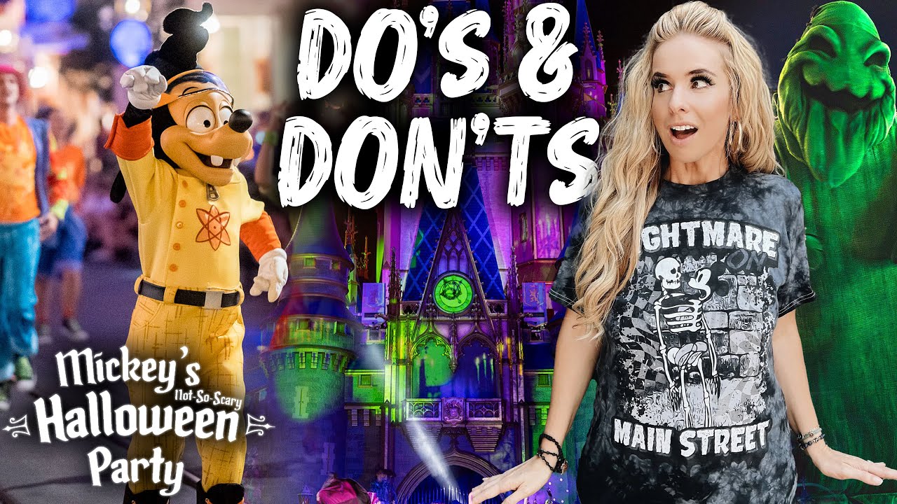 Disney Halloween Party MAJOR Dos & Dont's | Mickey's Not So Scary Halloween Party Disney World 2024