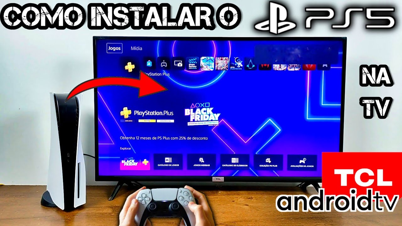 COMO INSTALAR O PS5 NA TV TCL ANDROID + CONFIGURAÇÃO | 2025