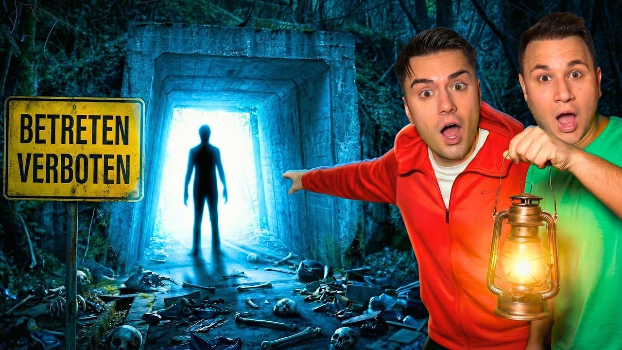 WIR betreten gruseligen TUNNEL 😱