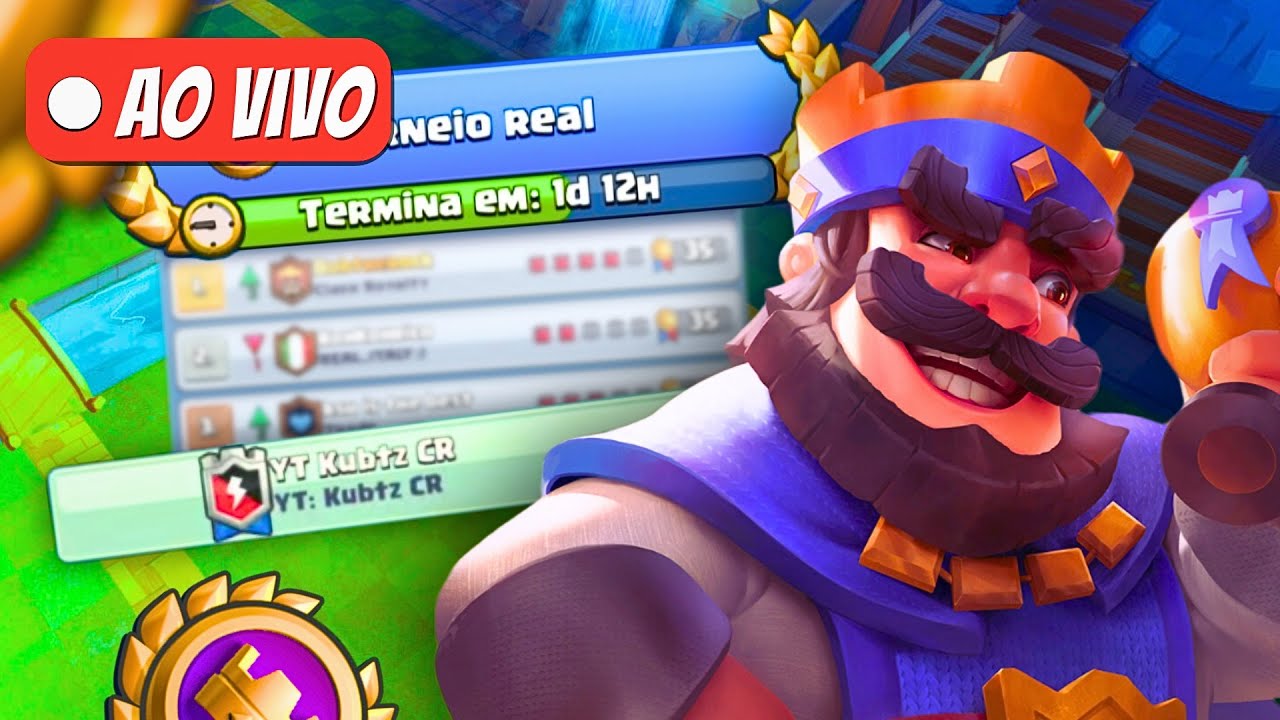 🤩 JOGANDO O TORNEIO REAL DA ESTRATÉGIA! - Clash Royale Ao Vivo