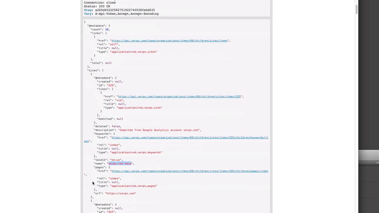 Using the SERPs SEO API