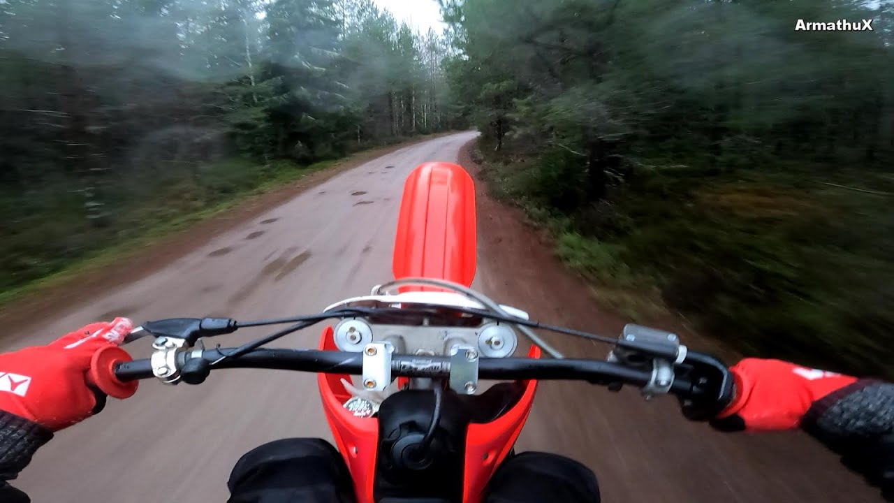 Honda CR85 2-Stroke - Foggy Adventure (GoPro)