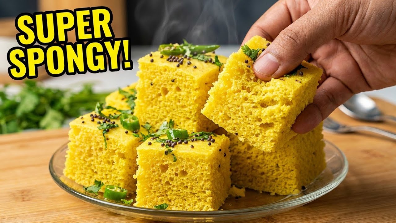 Soft & Spongy Dhokla Recipe | Instant Besan Dhokla | Gujarati Dhokla#DhoklaRecipe #InstantDhokla
