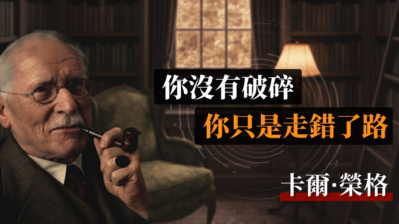 你沒有破碎，你只是走錯了路  #榮格 #內傾直覺 #心理類型 #潛意識 #原型 #自我療癒