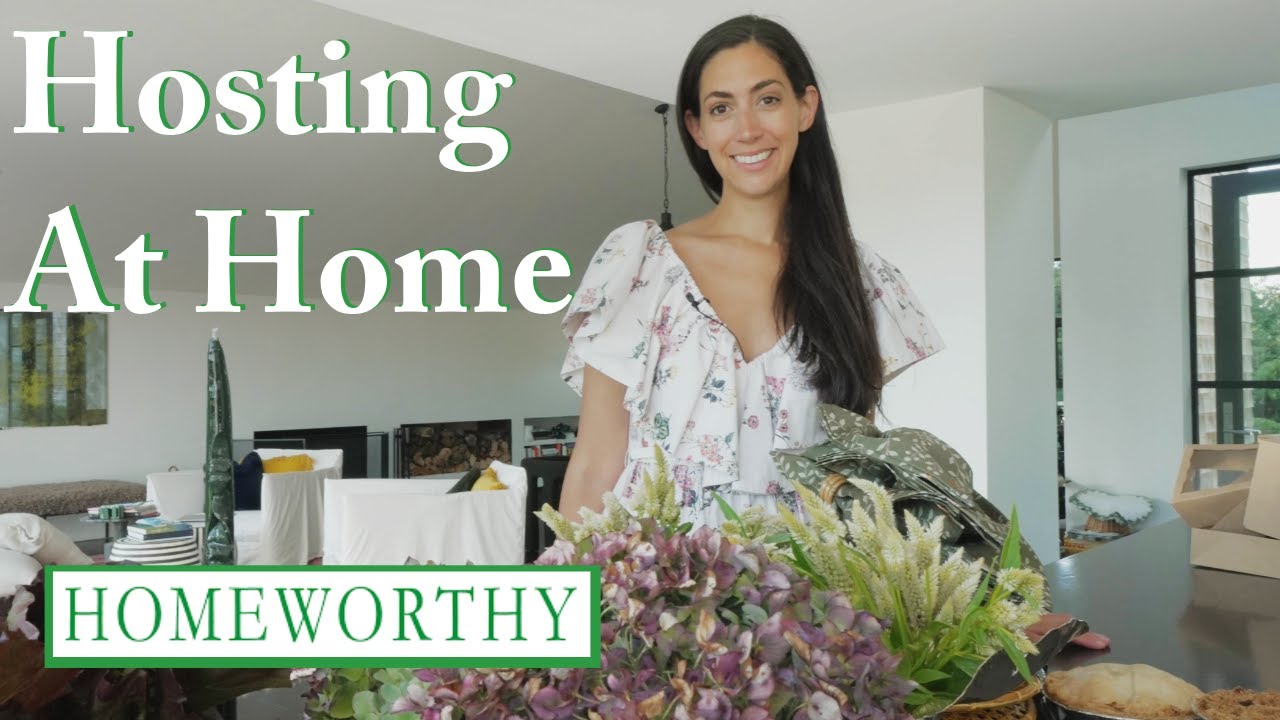 Hosting In The Hamptons with Stephanie Nass | Easy Dinner Party Recipes and Chic Florals