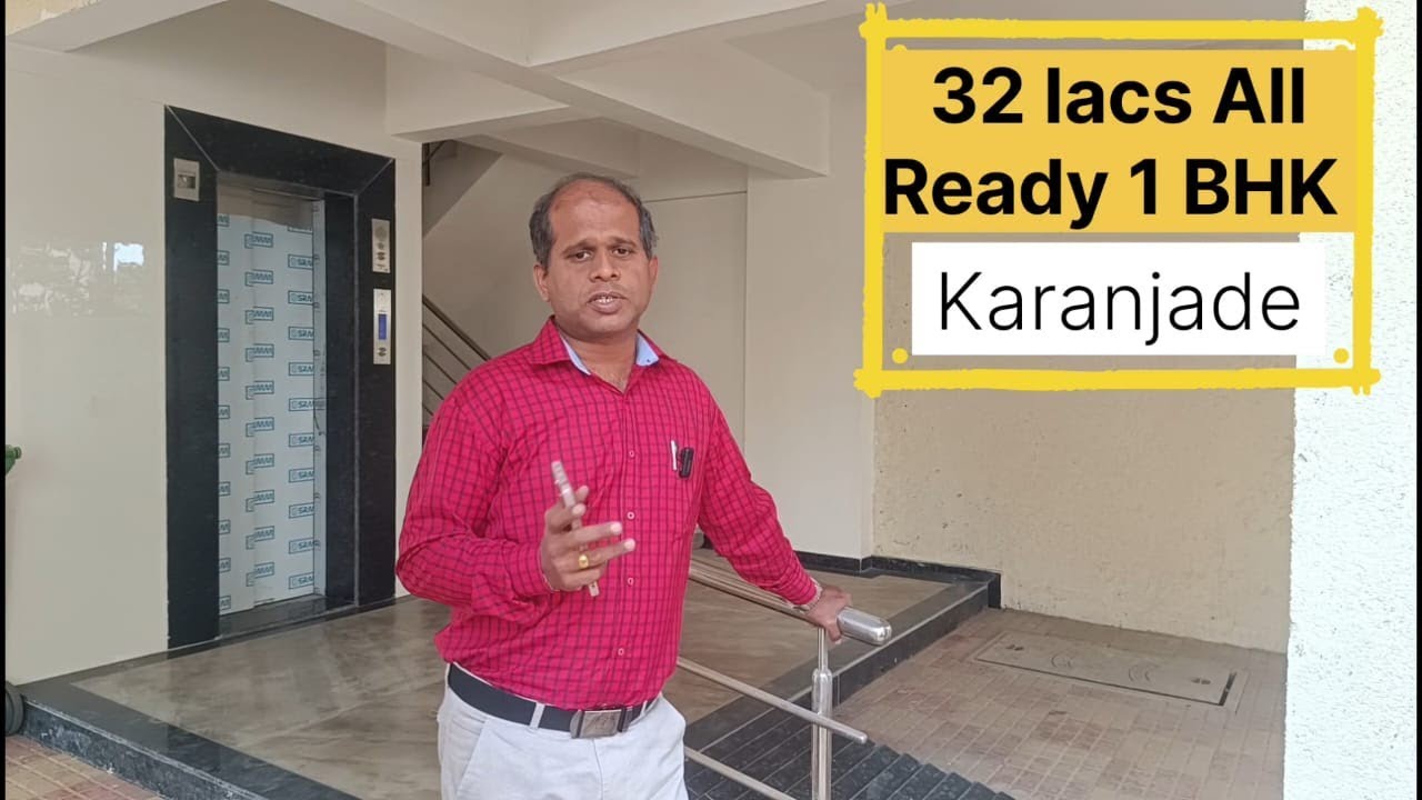 32 lacs All - Compact 1 bhk -  Ready to move -- karanjade. I  panvel, khandeshwar station @3 km