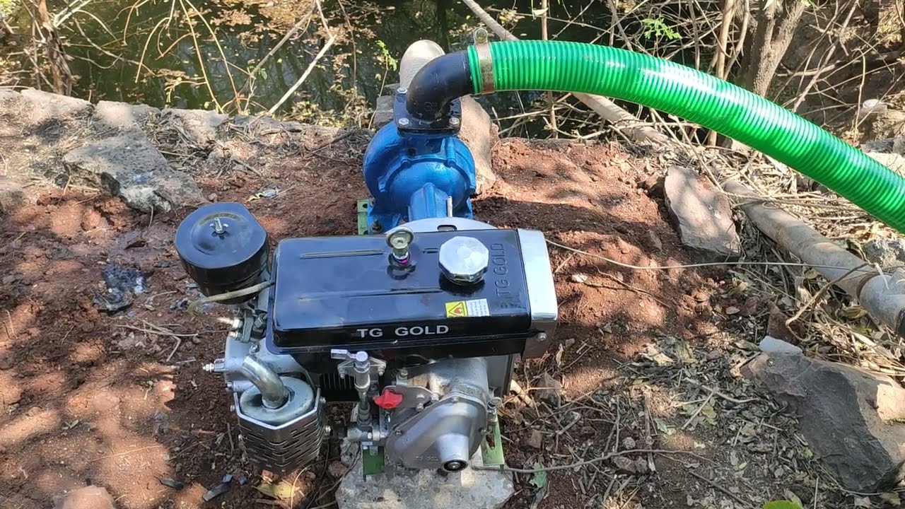 Texmo 5 hp diesel power engine water pump